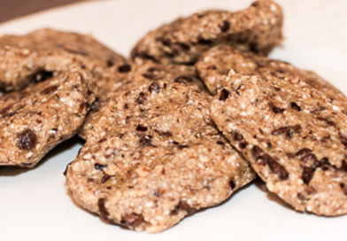 Peanøttsmørkjeks med sjokolade
